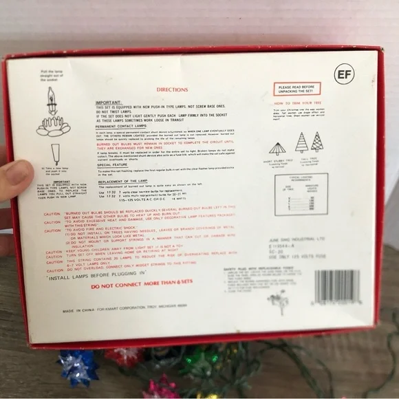 Vtg Multicoloured String Lights - Picture 9 of 13